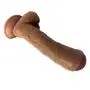 Wushuangyu 9.25 inches Soft Massage Wand Waterproof Powerful Personal Relax Massager for Women Box Package - Vibrant Toy (Color : Brown)