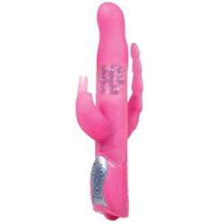 Adam & Eve Toys Eves Triple Pleasure Rabbit Vibrator, Pink