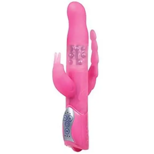 Adam & Eve Toys Eves Triple Pleasure Rabbit Vibrator, Pink