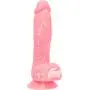 Pure Love 7.5 Inch Silicone Dildo with Suction Cup, Glow in The Dark Pink Dong, Adult Sex Toy, Marble Pattern, Full Silicone Harness Compatible Pure Love 7.5 Inch Silicone Dildo with Suction Cup, Glow in The Dark Pink Dong, Adult Sex Toy, Marble Pattern, Full Silicone Harness Compatible
