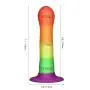 G-Spot Dildo Realistic Silicone Anal Sex Toy for Beginners with Strong Suction Cup Base for Hands-free Play, UTIMI 7 Inch Rainbow Dick Fake Penis for Vaginal and Anal Prostate Play G-Spot Dildo Realistic Silicone Anal Sex Toy for Beginners with Strong Suction Cup Base for Hands-free Play, UTIMI 7 Inch Rainbow Dick Fake Penis for Vaginal and Anal Prostate Play