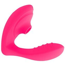 MeiYo Wearable Personal Jumpeggs with Sucking Simulator, Multispeeds Powerful Mssage for Women Silent (Hot Pink)