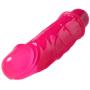 Sc Novelties 6.75 Inch Waterproof Vibrating Jelly Dildo, Pink