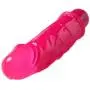 Sc Novelties 6.75 Inch Waterproof Vibrating Jelly Dildo, Pink Sc Novelties 6.75 Inch Waterproof Vibrating Jelly Dildo, Pink