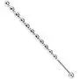 Eastern Delights Elite Stainless Steel Beads Urethral Plug, Large