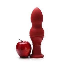 Tantus Piggy - Ultra Premium Silicone XL Plug - True Blood Red