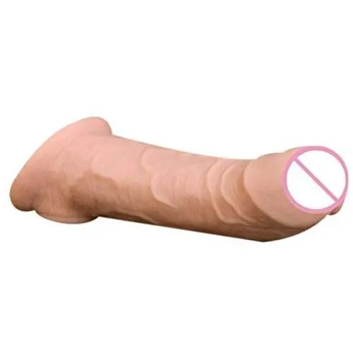 Cock Enlarger 8.7 Inch Penis Enlargement Sleeve for Big Cock Realistic Penis Sleeves Big Dick Condoms Cock Enlarger 8.7 Inch Penis Enlargement Sleeve for Big Cock Realistic Penis Sleeves Big Dick Condoms
