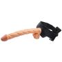 Quiet Power 12in Extra Huge Size Massager for Women Men Discreet Package - Péggîng Stráp ôn Only Sold by CFKTY (Beige)