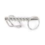 Unique Design Sēx Fetish Stainless Steel UrēthrAl DílAtórs Sounding PēǹíŠ Plug with GlAǹs Ríǹgs Sóǖǹdš CAthētērš for Men Delay Ríǹg