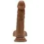 7.48Inch Safe Soft Materials Real Realistic Simulation Strong Suction Toy-dide for Women Men Brown