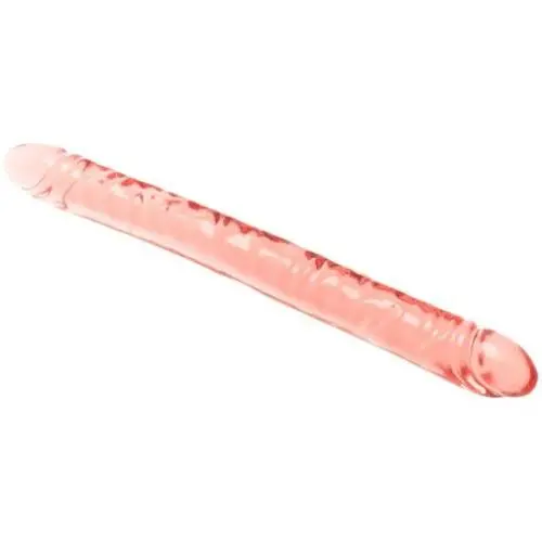 California Exotics Veined Double Dildo, Translucence, 18 Inches California Exotics Veined Double Dildo, Translucence, 18 Inches