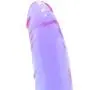 Doc Johnson Crystal Jellies - Thin Dong - 7 Inch - 1.5" Wide - Strong Suction Cup Base - O-Ring Harness Compatible Dildo, Purple Doc Johnson Crystal Jellies - Thin Dong - 7 Inch - 1.5" Wide - Strong Suction Cup Base - O-Ring Harness Compatible Dildo, Purple