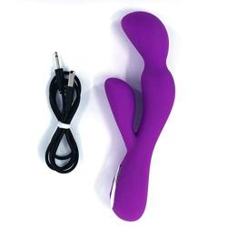 LLFX USB Vibràtor Massage Rabbit Vibràtor Vibràtor Stimulàtion Orgàsm Masturbǎtion Toys with Comfort and Flexible Realistic Jeans (Color : Purple)