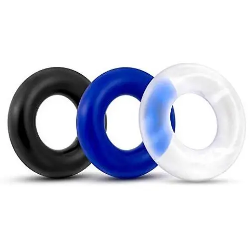 QrBxa Silicone Ring Set - Silicone Exercise Bands - Rings for Men QrBxa Silicone Ring Set - Silicone Exercise Bands - Rings for Men