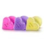 Play with Me - Naughty Candy Heart - Be Mine - Smooth Satin Finish Heart Shaped Bottom Anal Butt Plug - Platinum Silicone - Sex Toy for Men and Women (Purple)