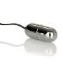 CalExotics Power Play Wired Remote Control Bullet Vibrator - Waterproof Sex Toys for Couples - Adult Vibe Egg Massager - Silver CalExotics Power Play Wired Remote Control Bullet Vibrator - Waterproof Sex Toys for Couples - Adult Vibe Egg Massager - Silver