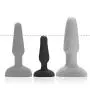 B-VIBE - Novice Plug - Beginner Vibrating Butt Plug That Offers 15 Vibrating Patterns & 6 Intensity Levels (Insertable Size: 3.35” / 8.5 cm x 1” / 2.5 cm - Color: Black)