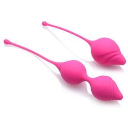 Savvy Dr. Fulbright Silicone Kegel Exercise Kit With Instruction Guide, Pink, 3.4 ounces