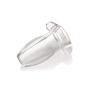 Master Series Peephole Clear Hollow Anal Plug
