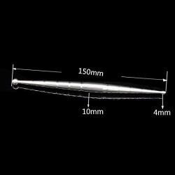 Raycity Stainless Steel Urethral Sound Catheter Dilator Penis Plug Tube Stretcher for Beginner Men