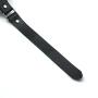 Scarlet Kitten Inflatable Dildo Gag Leather and Silicone for Women Men, Black