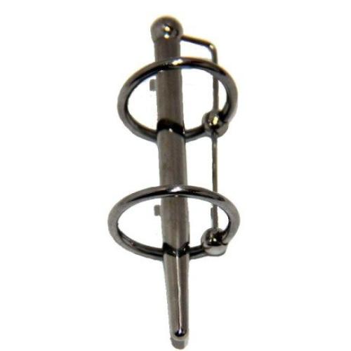 Hells Couture, Dual Glans Ring Penis Wand, Body Safe and Durable Surgical Steel for Kink and Fetish Play,