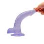 Beginner Āňāl Realistic Massager 8.66 Inch Super Huge Massager,Big and Waterproof Realistic Handsfree Purple Release Pressure Toy Stimulating Portable Toy