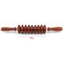 SUPVOX 2Pcs Wood Massager Roller Handheld Cellulite Blasters Massage Trigger Point Manual Muscle Release Roller Stick Massager