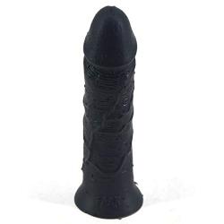 Superior Black Dîldɔ 6.99 Thick Realistic Dîldɔ with Balls - Lifelike Dong with Suction Cup - Oversized Body Safe Shaped Toy for Women, Men, Couples