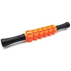 Muscle Roller Stick Relaxing Muscles Before and After Fitness,Massage Sticks Tools-Muscle Roller Massager for Relieve Muscle Soreness,Cramping and Tightness,Legs and Back Recovery (organe)