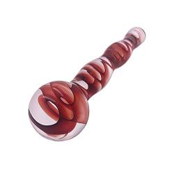 LLFX Double-Head Comfort Smooth Glass Massage Can be Refrigerated to Increase The Pleasure of Womens Jeans Jeans (Color : Red)