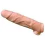 Silicone Realistic Penis Sleeve Extender for Premature Ejaculation Delay - Waterproof Dick Sleeve Extender
