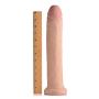 Xr Brands 13 Inch Ultra Real Dual Layer Suction Cup Dildo Without Balls