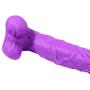 Lickerlish SPATTS 8.5" Premium Silicone Dildo Purple with Suction Cup