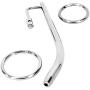 Eastern Delights Penis Plug with Glans Ring Stainless Steel Fetish Bondage BDSM Sex Games Eastern Delights Penis Plug with Glans Ring Stainless Steel Fetish Bondage BDSM Sex Games