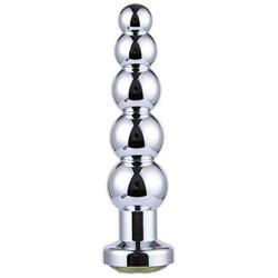 Oolong Random Color Rhinestone Metal Five-Beads TRAI-ning Ȁmâl Plúg for Men for Women