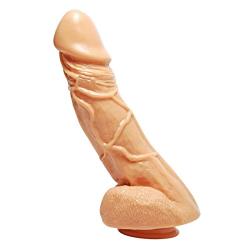 Sexflesh Mega Max Suction Cup Dildo, 11 Inch