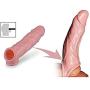 Reusable Sleeve for Men Realistico Extender Enlargement 9 INCH Large
