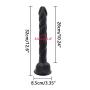 12in Extra Huge Size Péggîng Stráp ôn for Couples Massaging Wand Only Sold by CFKTY (Black)