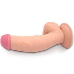 Vibrating Suction Cup Dildo - Realistic Shaft and Veins -G-Spot Stimulator Adult Sex Toy