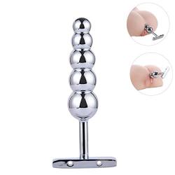 5 Balls Metal Anal Beads T Handle Butt Plug Anal Trainer Toys Fetish Kinky Sex Love Tools for Couple Lover Sexbaby