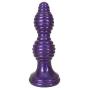 Curve Novelties The Queen Ribbed Anal Plug, Purple