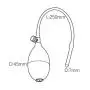 Inflatable Dilatór Cáthéters Sound Rod Uréthral Plugging Horse Eye Irritation Rod Silicone Uréthral Stímulatión Pênís Plug