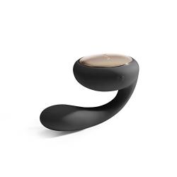 LELO Tara Luxury Rotating and Vibrating Couples Massager, Waterproof, Black