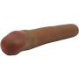 CyberSkin Original 1.5 Inch Xtra Thick Penis Extension Male Penis Enhancer Enlarger Intercourse Stimulator, Dark, 0.05 Pound