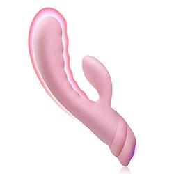 Expansion and Contraction Adjustable G Spot Rabbit Vibrator Intelligent Heated Magnetic Rechargeable Quiet Massager Dildo for Vagina Clitoris Stimulation -Sex Adult Toys for Women or Couples