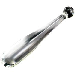 8.1" Realistic Glass Dildo Crystal Penis Vaginal G-spot Masturbation Anal Beads Plug Butt Plug Sex Toy for Female Women