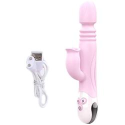 Wytinug 12 Frequency Vibe Heating Telescopic Vibran G-Spott Messager Clǐtoŗîs Licking Thrust-ing Stimulator Relax Toy for Women Couples