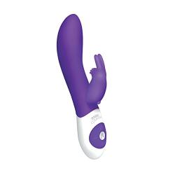 Rabbit The Classic Rechargeable Silicone Waterproof Vibrator, Purple