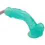 MXYLYM1 Stráp ǒn for Sèx Women, Green Transparent Super Realistic Simulated Toy Relaxation Pressure Waterproof 7.48" Long 1.57" Wid Smaller and More Portable
